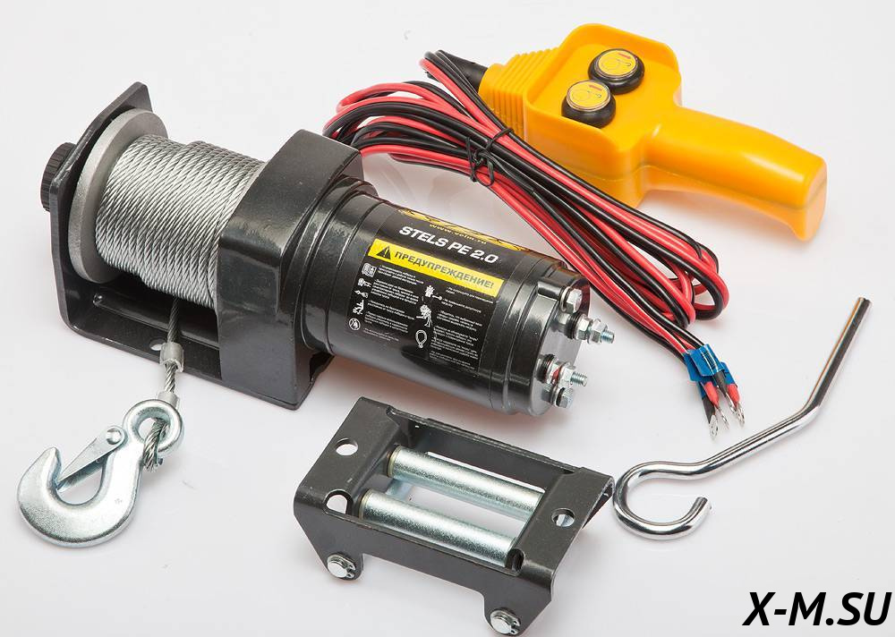 Лебедка STELS PE2.0 ( T-MAX ) 400195-A Кронштейн для крепления в комплект не входит Лебедка STELS PE2.0 ( T-MAX ) 400195-A Кронштейн для крепления в комплект не входит