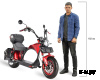 Электробайк WHITE SIBERIA WILD WHEEL 3950W BLACK