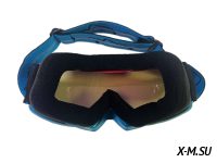 Очки мотокросс FOX XD3-70 коробка цв. оправы Сине-красный цв. стекла Синий 