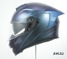 Шлем интеграл карбоновый HETOSHI FF936S CARBON 6K CUBIC CHAMELEON BLUE р.XL